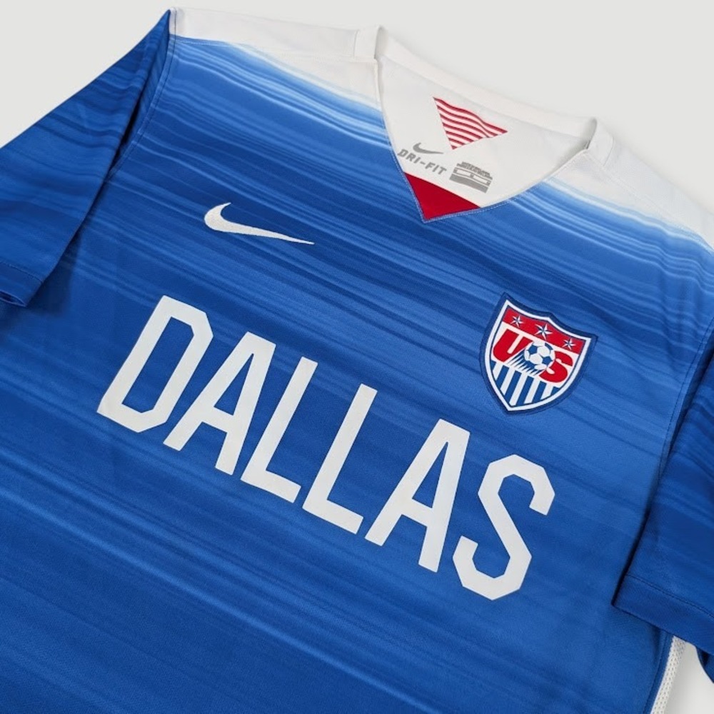 Nike 2015 World Cup Team USA‎ Soccer Jersey Mens Medium Dallas Dri-Fit